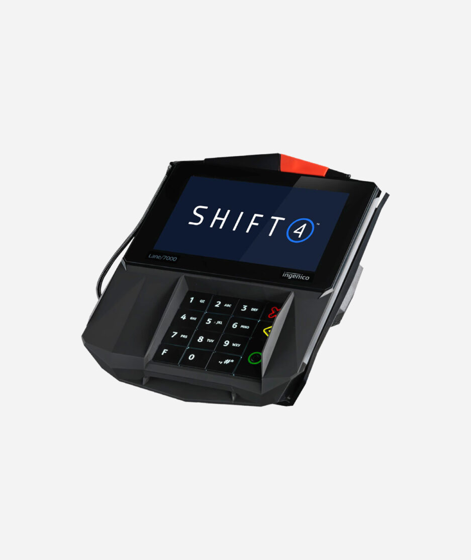 shift4 lane 7000 credit card machine