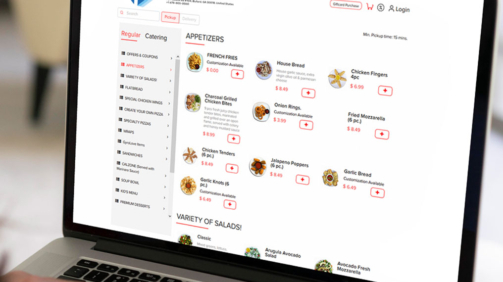 buford customer using priority1 pos online ordering system